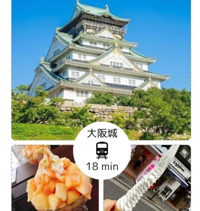 Residential Hotel Glitter Usjまで1駅5分 Osaka Esterno foto